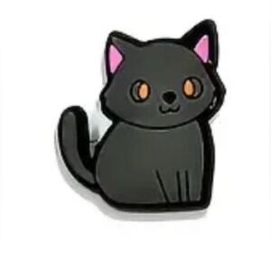 Cute Black Cat shoe charm 1pc NWOT